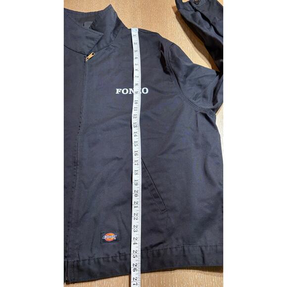 Dickies Eisenhower Jacket Staff Jumper Fonzo Bron Company Logo 2XL Black - Picture 7 of 8
